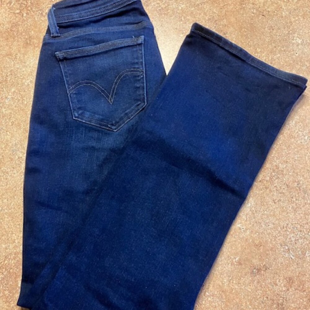 Levis 529 Curvy Bootcut Jeans Dark Blue Size 6M
